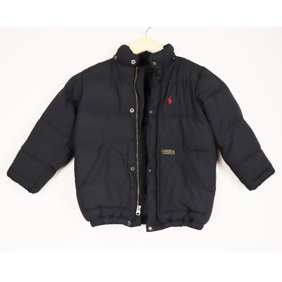 Polo by Ralph Lauren Other - Polo Ralph Lauren Black Padded Puffer Winter Jacket Kids' 4/4T